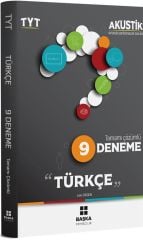 Başka TYT Akustik Türkçe Tamamı Çözümlü 9 Deneme