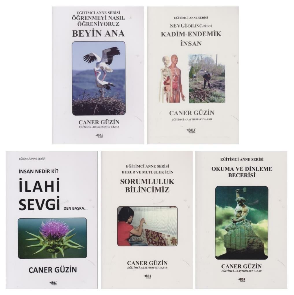 Caner Güzin Eğitimci Anne Serisi 5 Kitap