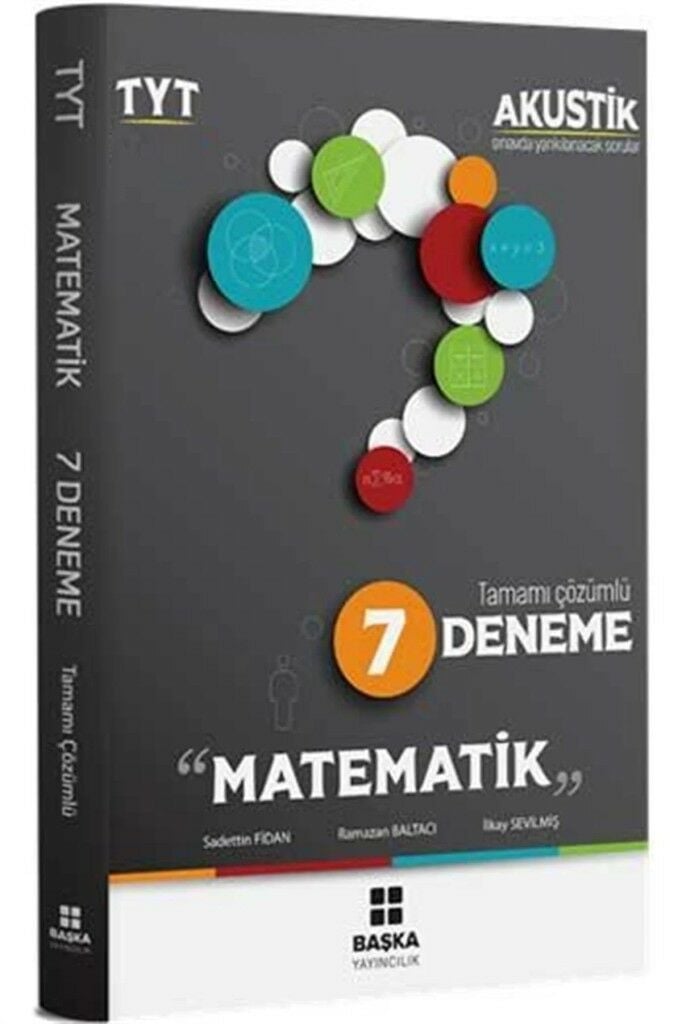 Başka  TYT Matematik Akustik Tamamı Çözümlü 7 Deneme