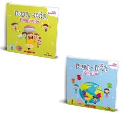 Bul Bil Serisi Kelimeler + Bul Bil Serisi Sayılar 2 Kitap Set