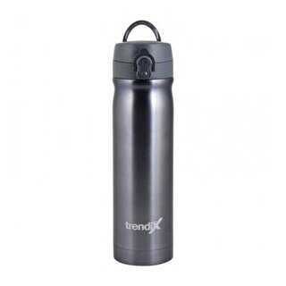 Trendix Çelik İçli Termos Matara 500 ml Koyu Gri