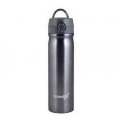 Trendix Çelik İçli Termos Matara 500 ml Koyu Gri