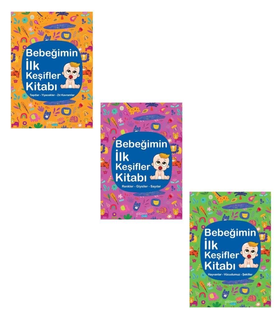 Bebeğimin İlk Keşifler Kitabı Seti 3 Kitap