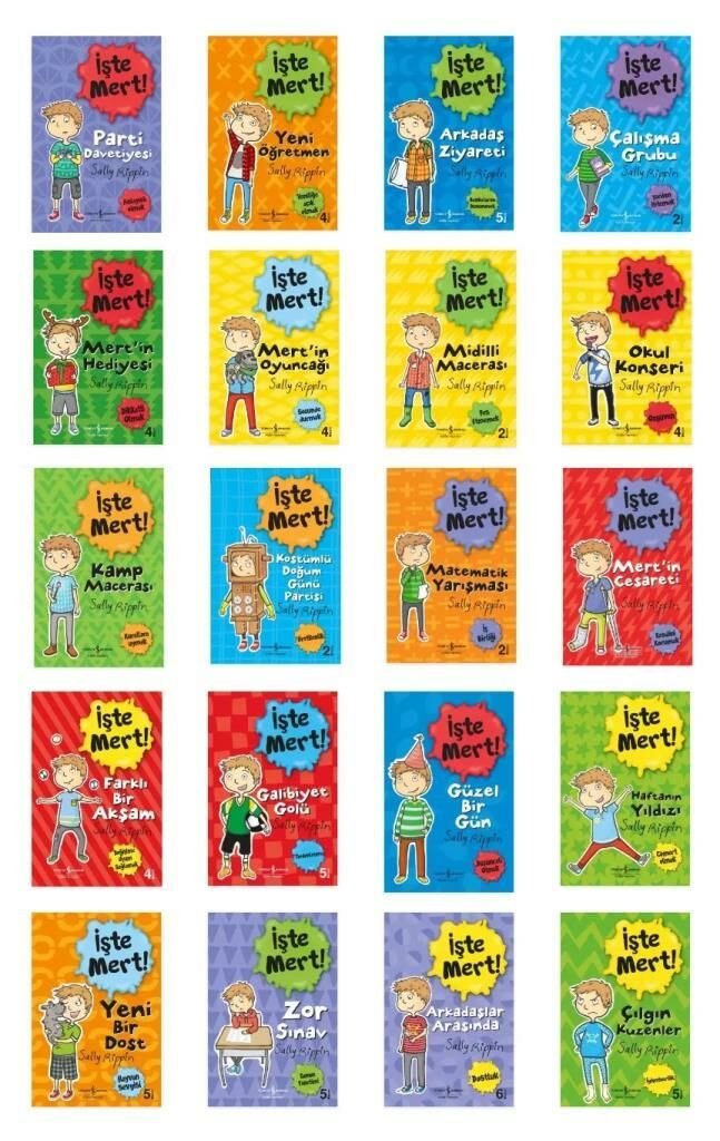 Sally Rippin İşte Mert Serisi (20 Kitap)