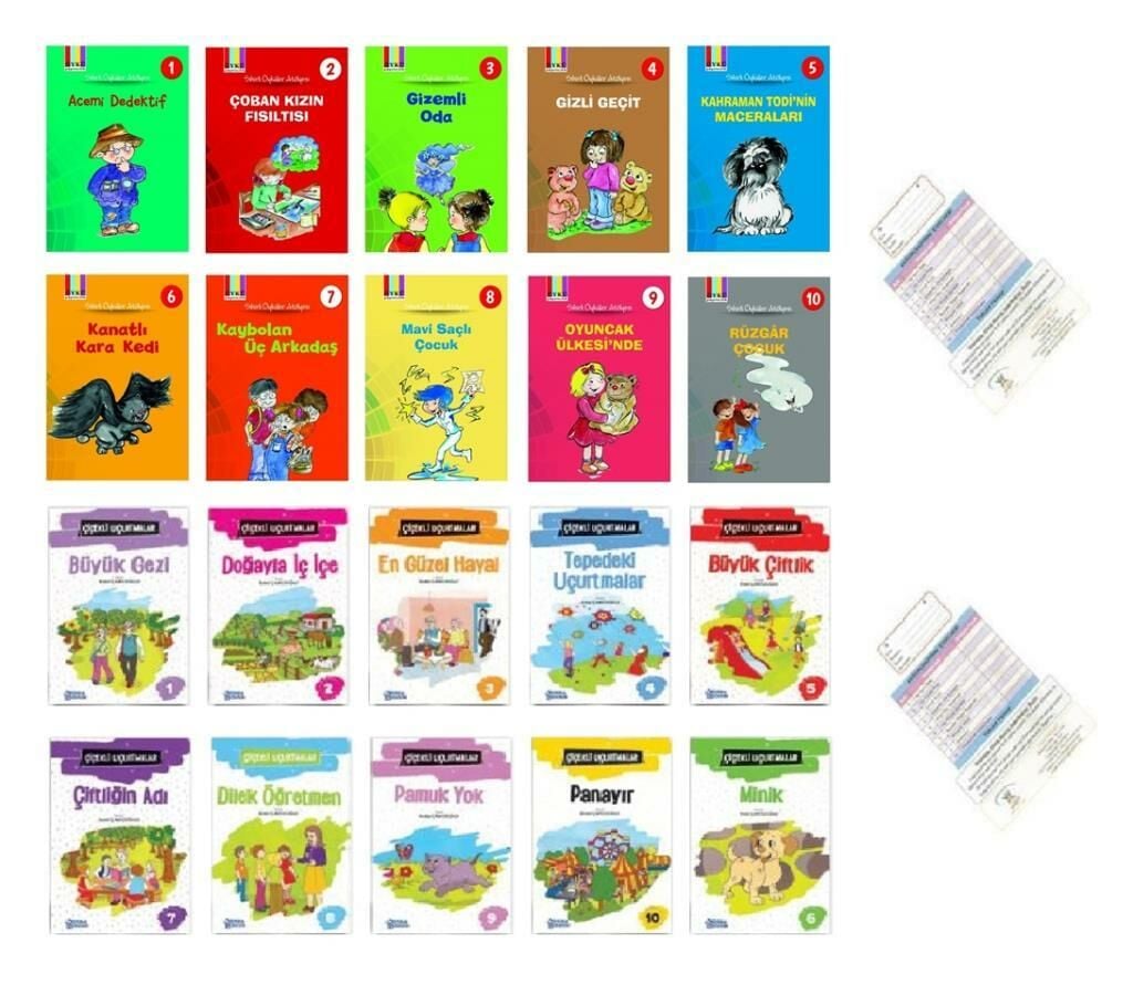 2. Sınıf Çiçekli Uçurtmalar + Sihirli Öyküler Atölyesi Hikaye Seti (20 Kitap)