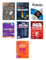 6. Sınıf Tüm Dersler Soru Bankası Seti Kampanyalı 7 Kitap Set