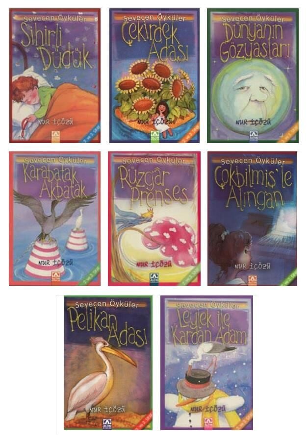 Nur İçözü 2. ve 3. Sınıf İçin Sevecen Öyküler Dizisi 8 Kitap