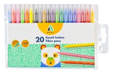 Adel Keçeli Kalem 20 Renk