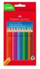 Faber Castell Boya Kalemi 12 Renk Jumbo T.B. Üçgen