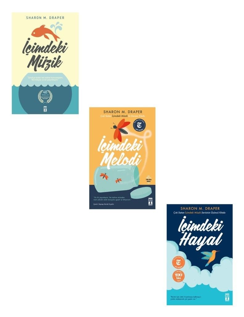 Sharon M. Draper Seti 3 Kitap (İçimdeki Müzik + İçimdeki Hayal + İçimdeki Melodi)