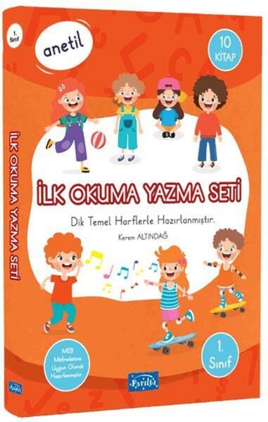 Anetil 1. Sınıf İlk Okuma Yazma Seti 10 Kitap Set