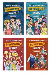 İzzet Ve Arkadaşları Set 4 Kitap (Teknofest İzinde + Dünyanın İzinde + İnovasyon İzinde + Girişimcilik İzinde)