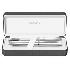 Scrikss 78M 3 lü Kalem Seti (Krom Dolma-Tükenmez–Versatil Kalem)