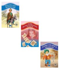 İlkokul Keloğlan Masalları + Nasrettin Hoca Hikayeleri + Türk Bilmecelerinden Seçmeler 3 Kitap Set