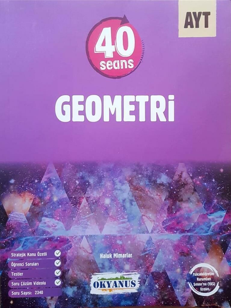 Okyanus AYT 40 Seans Geometri Soru Bankası