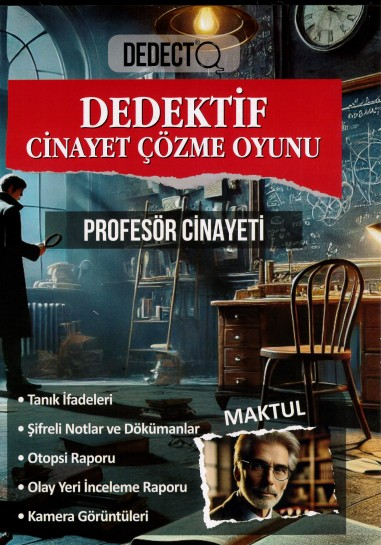 Dedektif Cinayet Çözme Oyunu Profesör Cinayeti