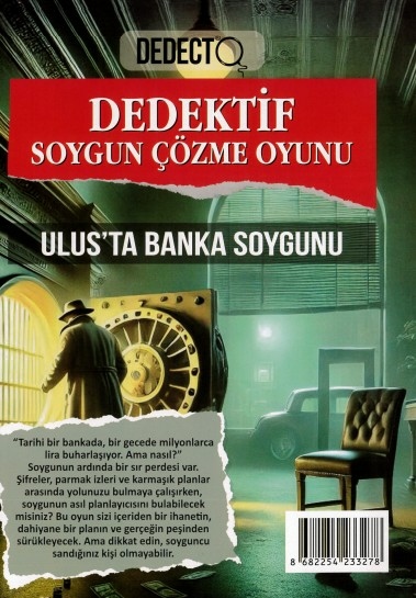 Dedektif Cinayet Çözme Oyunu Ulusta Banka Soygunu