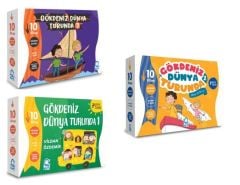 Mavi Kirpi 2. Sınıf Gökdeniz Dünya Turunda 3 Set (30 Kitap)