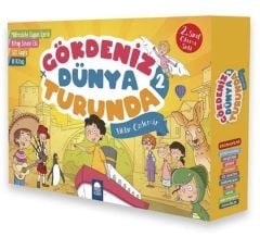 Mavi Kirpi 2. Sınıf Gökdeniz Dünya Turunda Hikaye Seti 2 (10 Kitap)