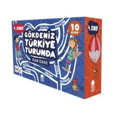 Mavi Kirpi 4.Sınıf Gökdeniz Türkiye Turunda Seti (10 Kitap)