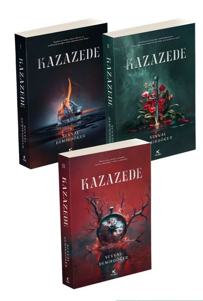 Şevval Demirdöğer Kazazede Seti 3 Kitap Karton