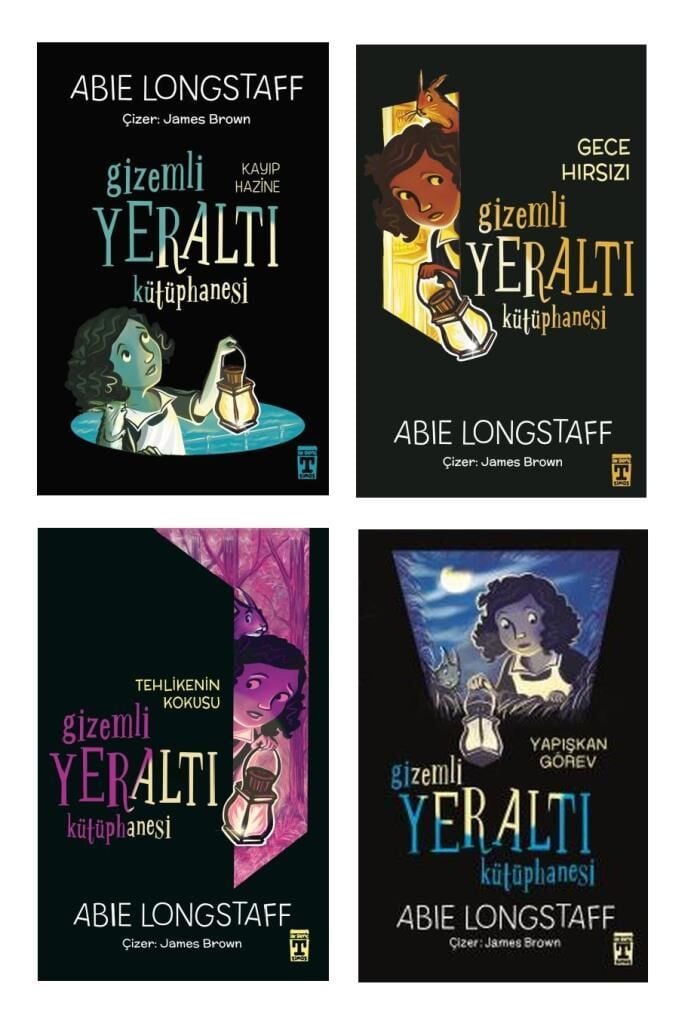 Gizemli Yeraltı Kütüphanesi Seti 4 Kitap