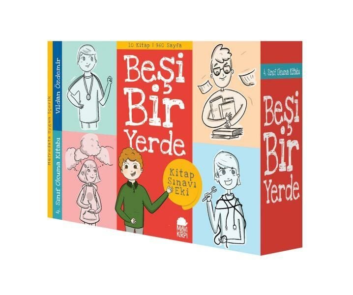 Mavi Kirpi 4. Sınıf Beşi Bir Yerde Hikaye Seti 10 Kitap