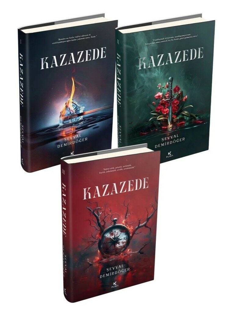 Şevval Demirdöğer Kazazede Seti 3 Kitap CİLTLİ