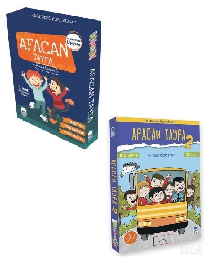 Mavi Kirpi 1. Sınıf Afacan Tayfa 1. ve 2. Set 20 Kitap