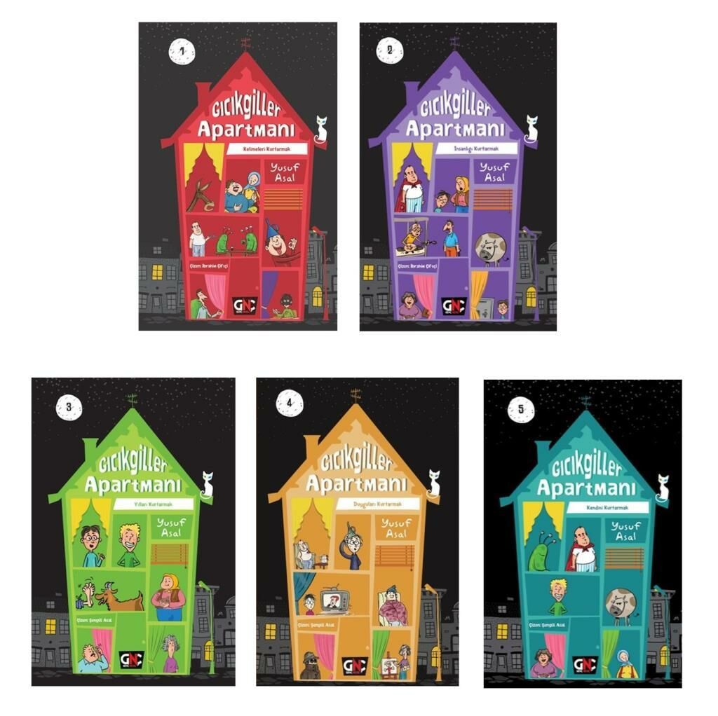 Yusuf Asal Gıcıkgiller Apartmanı Seti (5 Kitap)