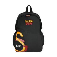 Galatasaray Logo Detaylı Siyah Sırt Çantası