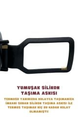 Galatasaray Çelik Termos Bardaklı Kapak Siyah 650 Ml