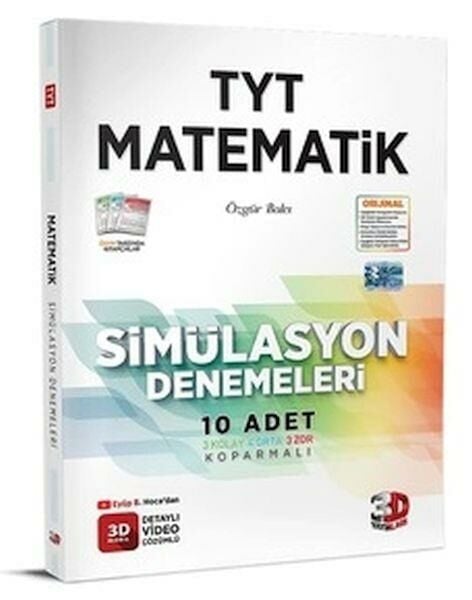 3D TYT Simülasyon Matematik Tamamı Video Çözümlü